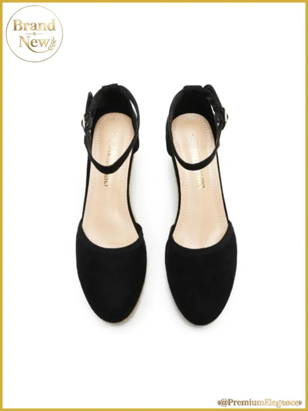 Women's Espadrilles Closed Toe Ankle Strap Platform Wedge Sandals